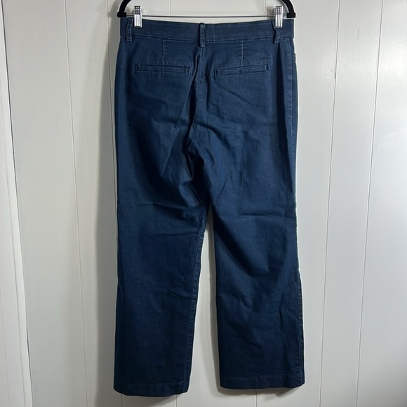 Lee Regular Fit Mid Rise Trouser Flex Motion Dark Blue Womens Size 10 Short - Picture 2 of 7
